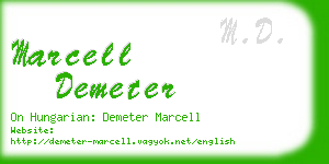 marcell demeter business card